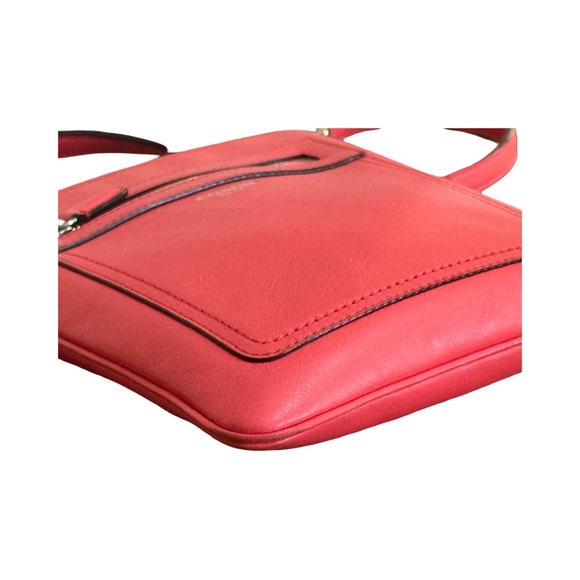 Authentic Coach Coral Leather Legacy Swingpack Crossbody Bag! COA - Picture 6 of 10